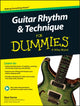 Book cover of: Guitar Rhythm and Techniques For Dummies, Book + Online Video and Audio Instruction. By: Desi Serna