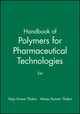 Book cover of: Handbook of Polymers for Pharmaceutical Technologies, Set. By: Vijay Kumar Thakur