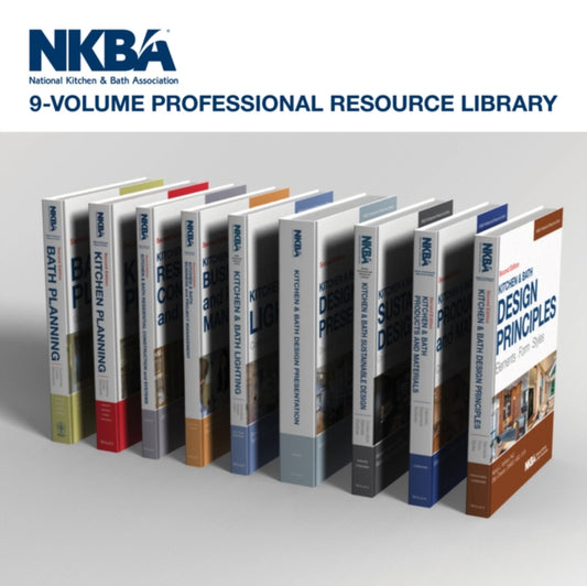 Book cover of: NKBA Professional Resource Library, 9 Volume Set. By: NKBA (National Kitchen and Bath Association) Staff