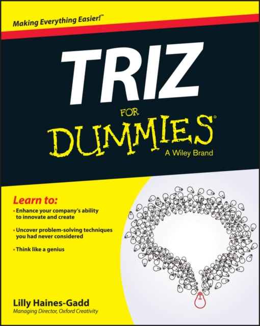Book cover of: TRIZ For Dummies. By: Lilly Haines-Gadd