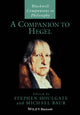 Book cover of: Companion to Hegel. By: Stephen Houlgate