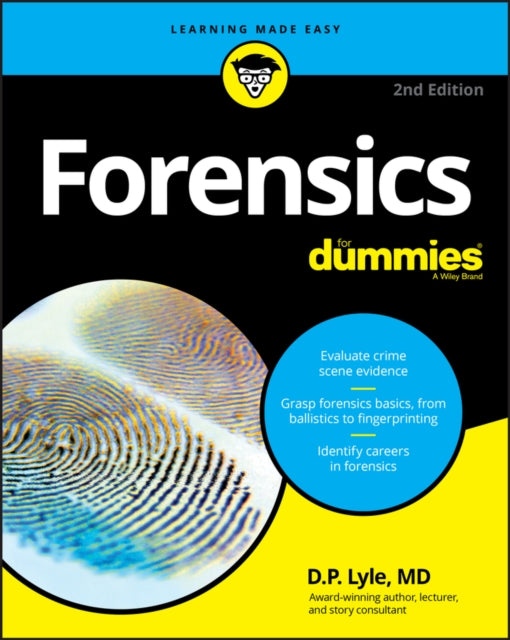 Book cover of: Forensics For Dummies. By: Douglas P. Lyle