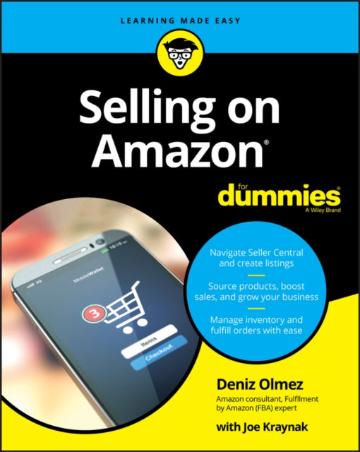 Book cover of: Selling on Amazon For Dummies. By: Joseph Kraynak
