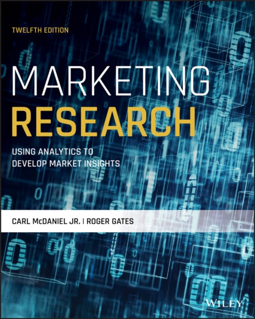 Book cover of: Marketing Research. By: McDaniel, Carl, Jr.