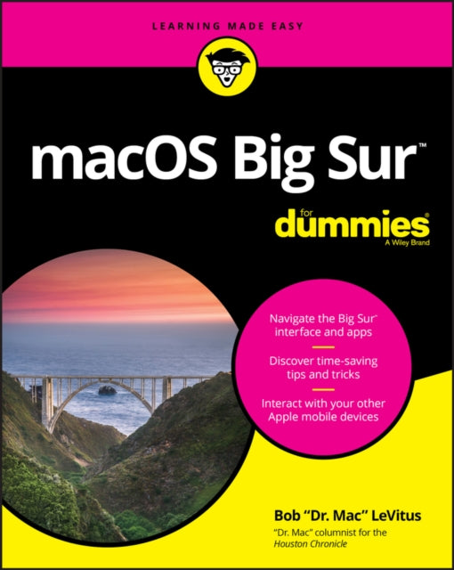 Book cover of: macOS Big Sur For Dummies. By: Bob LeVitus