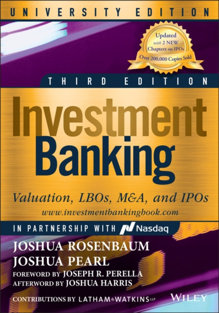 Book cover of: Investment Banking. By: Joshua Pearl