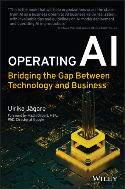 Book cover of: Operating AI. By: Ulrika Jagare