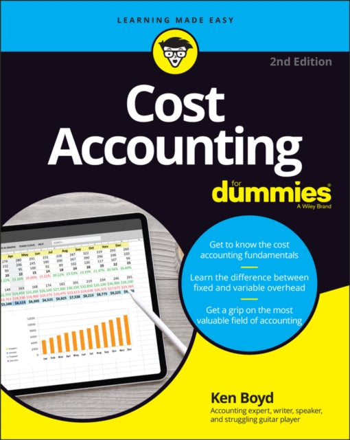 Book cover of: Cost Accounting For Dummies. By: Kenneth M. Boyd