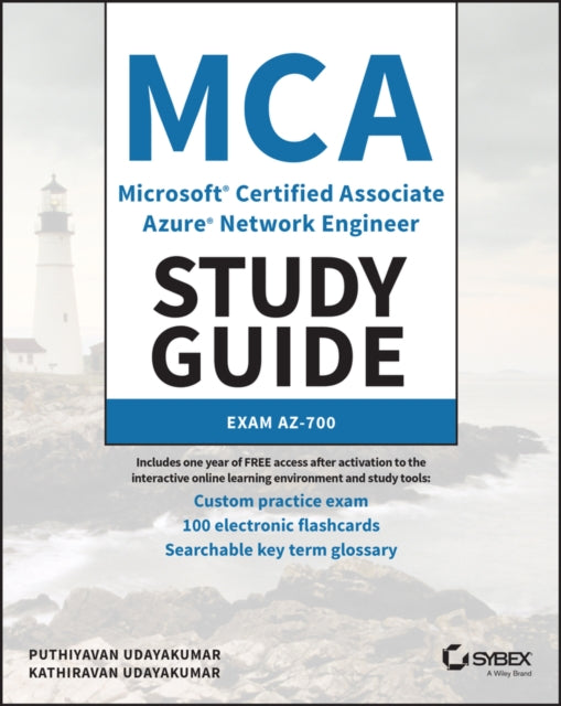 Book cover of: MCA Microsoft Certified Associate Azure Network Engineer Study Guide. By: Puthiyavan Udayakumar