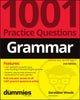 Book cover of: Grammar: 1001 Practice Questions For Dummies (+ Free Online Practice). By: Geraldine Woods