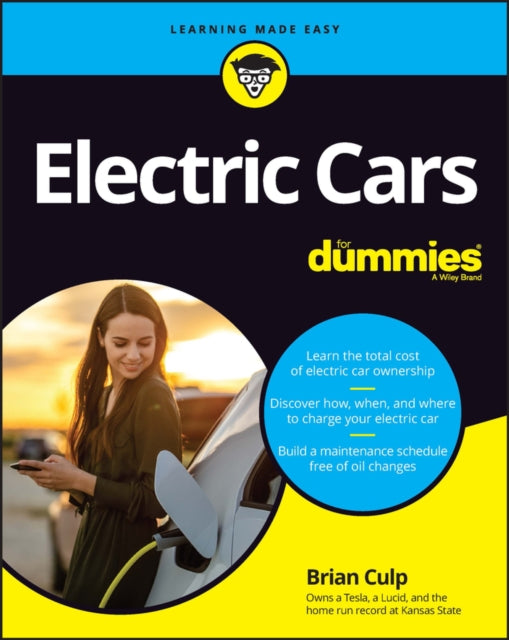 Book cover of: Electric Cars For Dummies. By: Brian Culp