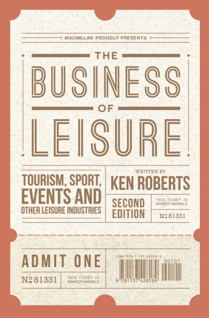 Book cover of: Business of Leisure. By: Kenneth Roberts