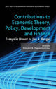 Book cover of: Contributions to Economic Theory, Policy, Development and Finance. By: Dimitri B. Papadimitriou