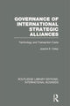 Book cover of: Governance of International Strategic Alliances (RLE International Business). By: Joanne Oxley