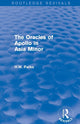Book cover of: Oracles of Apollo in Asia Minor (Routledge Revivals). By: H. W. Parke