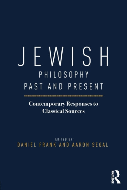 Book cover of: Jewish Philosophy Past and Present. By: Daniel Frank