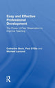 Book cover of: Easy and Effective Professional Development. By: Catherine Beck