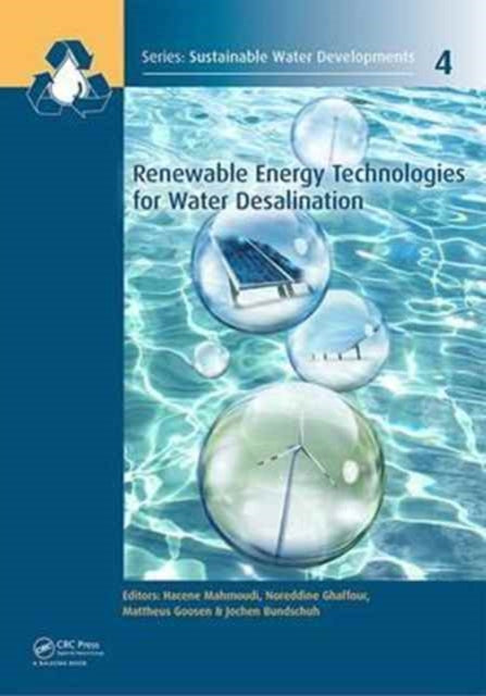 Book cover of: Renewable Energy Technologies for Water Desalination. By: Hacene Mahmoudi