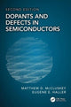Book cover of: Dopants and Defects in Semiconductors. By: Matthew D. McCluskey