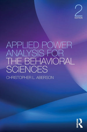 Applied Power Analysis for the Behavioral Sciences