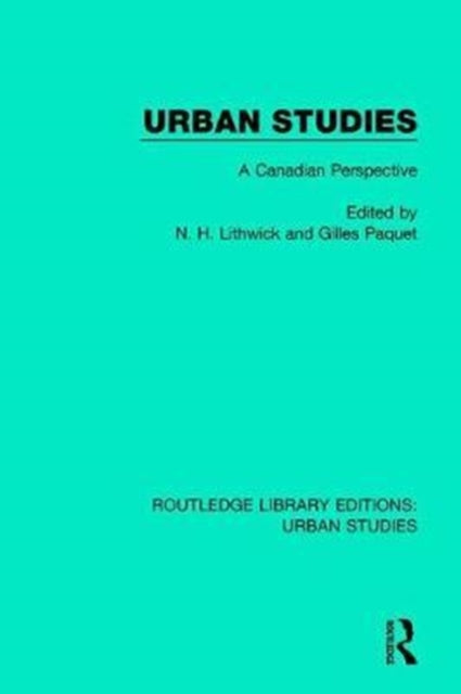 Book cover of: Urban Studies. By: N. H. Lithwick