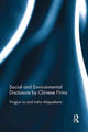 Book cover of: Social and Environmental Disclosure by Chinese Firms. By: Yingjun Lu