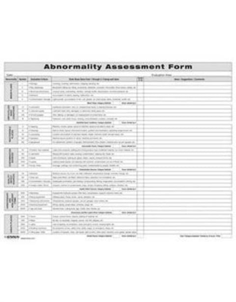 Abnormality Assessment Form