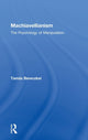 Book cover of: Machiavellianism. By: Tamás Bereczkei