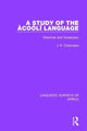 Book cover of: Study of the Acooli Language. By: J. P. Crazzolara
