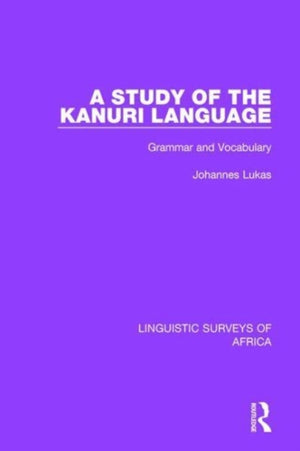 Study of the Kanuri Language