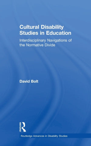 Cultural Disability Studies in Education
