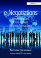 Book cover of: e-Negotiations. By: Nicholas Harkiolakis