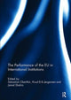 Book cover of: Performance of the EU in International Institutions. By: Sebastian Oberthür