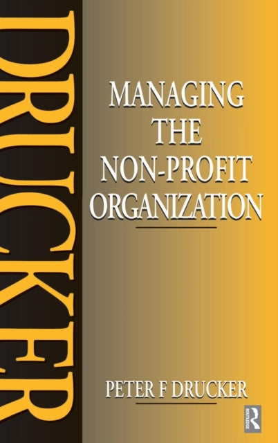 Book cover of: Managing the Non-Profit Organization. By: Peter F. Drucker