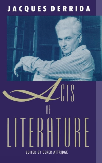 Book cover of: Acts of Literature. By: Jacques Derrida