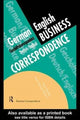 Book cover of: German/English Business Correspondence. By: Paul Hartley