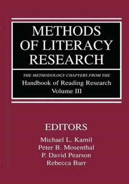 Methods of Literacy Research