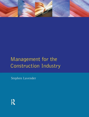 Management for the Construction Industry
