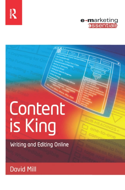 Book cover of: Content is King. By: David Chaffey