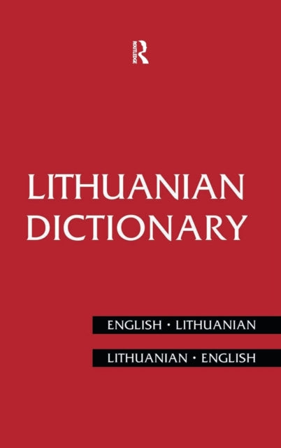 Book cover of: Lithuanian Dictionary. By: Bronius Piesarskas