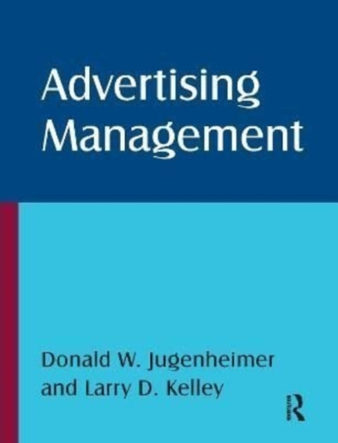 Book cover of: Advertising Management. By: Donald W. Jugenheimer