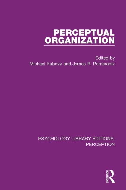 Book cover of: Perceptual Organization. By: Michael Kubovy