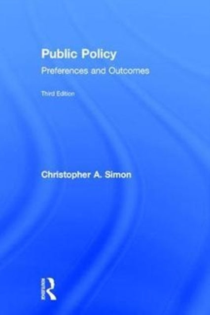 Book cover of: Public Policy. By: Christopher A. Simon