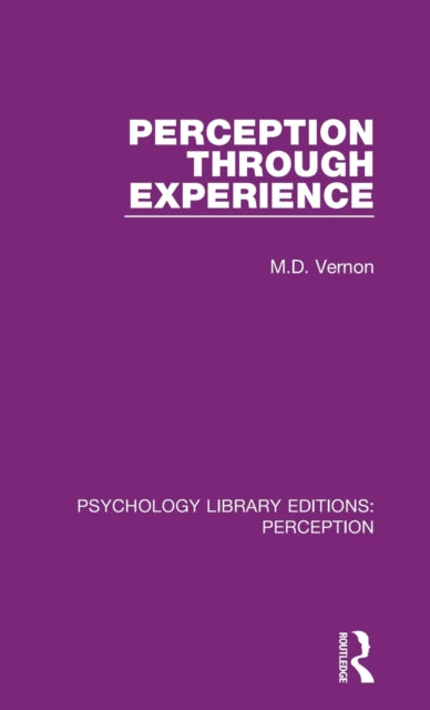 Perception Through Experience