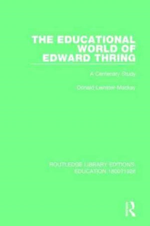 Educational World of Edward Thring