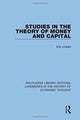 Book cover of: Studies in the Theory of Money and Capital. By: Erik Lindahl
