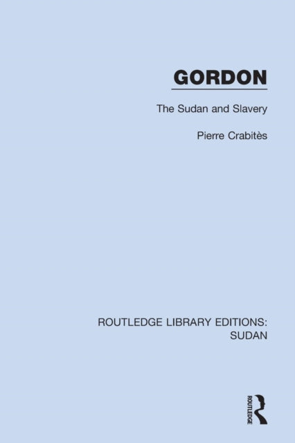 Book cover of: Gordon. By: Pierre Crabitès