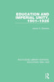 Book cover of: Education and Imperial Unity, 1901-1926. By: James G. Greenlee
