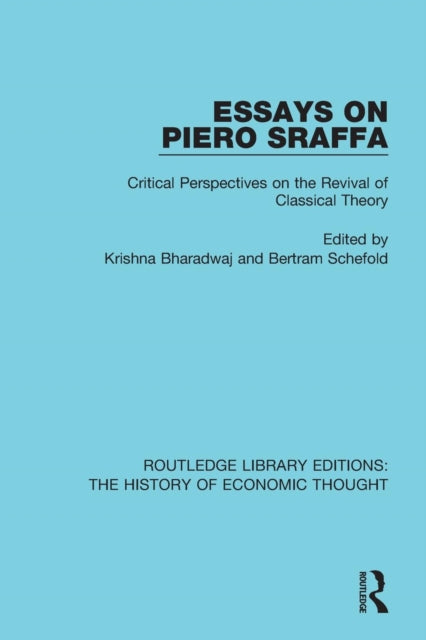 Book cover of: Essays on Piero Sraffa