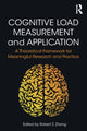 Book cover of: Cognitive Load Measurement and Application. By: Robert Z. Zheng
